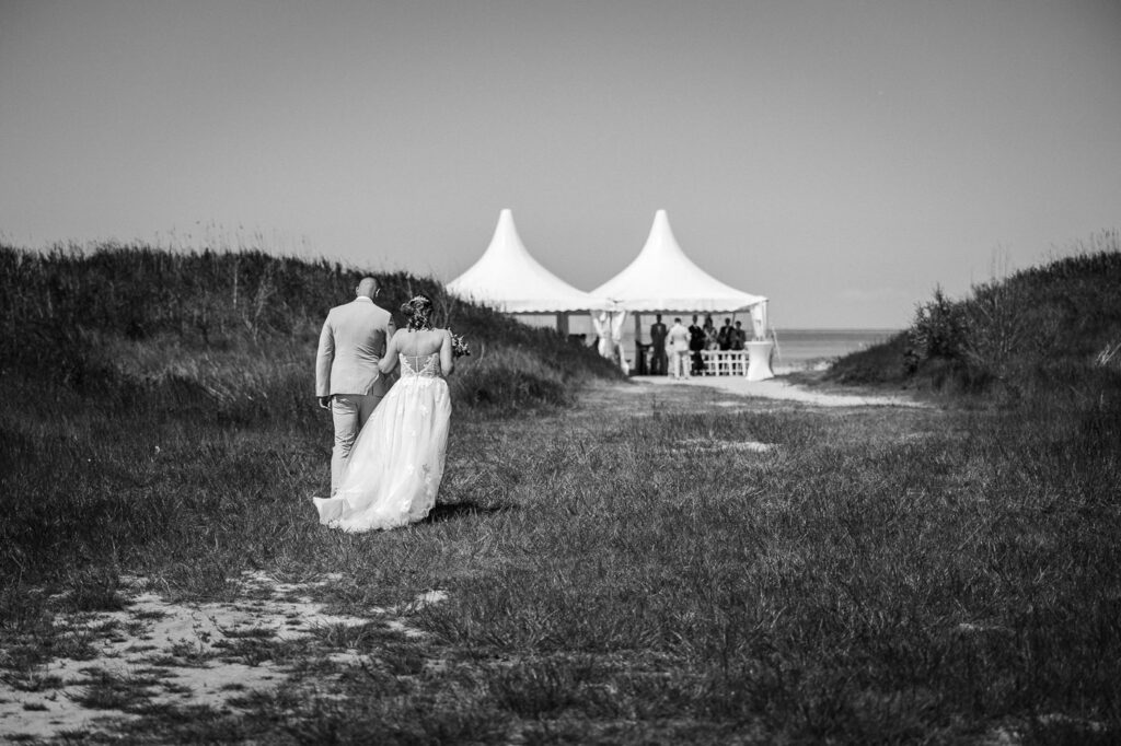 Hochzeit am Strand von Hooksiel